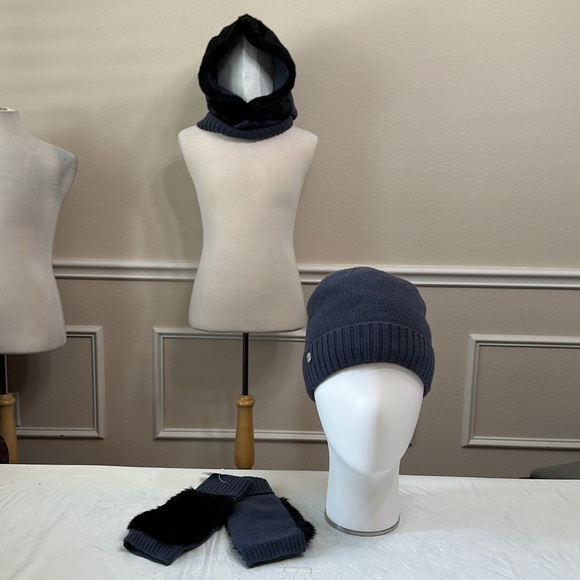 Spyder BEANIE, GLOVE, HOODED SCARF - Grey - Picture 3 of 15